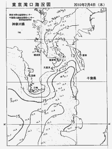 東京湾口海況図(2010/02/04)