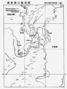 東京湾口海況図(2010/02/05)