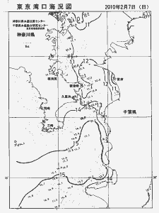 東京湾口海況図(2010/02/07)