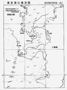 東京湾口海況図(2010/02/09)