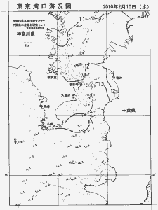 東京湾口海況図(2010/02/10)