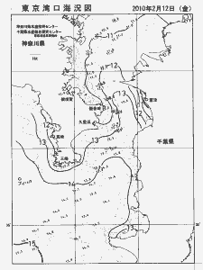 東京湾口海況図(2010/02/12)