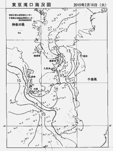 東京湾口海況図(2010/02/16)