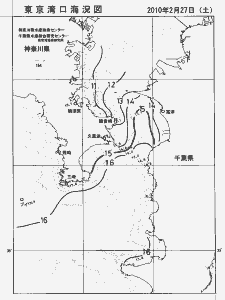東京湾口海況図(2010/02/27)