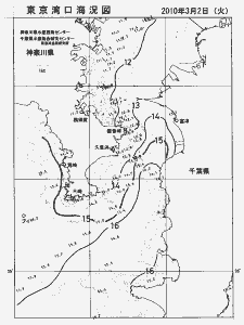東京湾口海況図(2010/03/02)