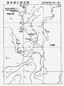 東京湾口海況図(2010/03/17)