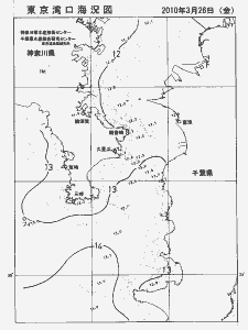 東京湾口海況図(2010/03/26)