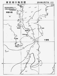 東京湾口海況図(2010/03/27)