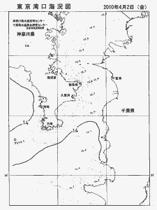 東京湾口海況図(2010/04/02)