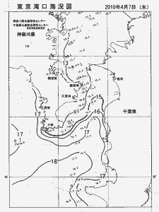 東京湾口海況図(2010/04/07)