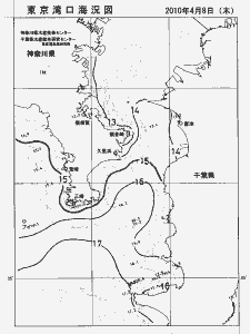 東京湾口海況図(2010/04/08)