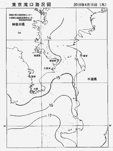 東京湾口海況図(2010/04/15)