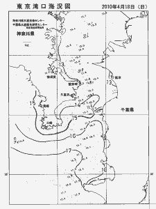 東京湾口海況図(2010/04/18)
