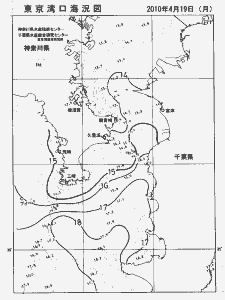 東京湾口海況図(2010/04/19)