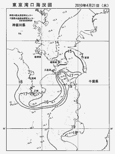 東京湾口海況図(2010/04/21)