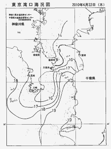 東京湾口海況図(2010/04/22)