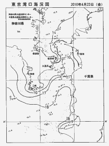 東京湾口海況図(2010/04/23)