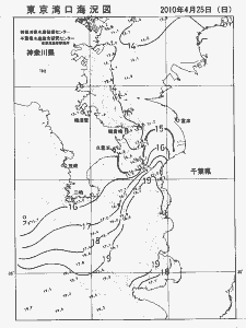 東京湾口海況図(2010/04/25)