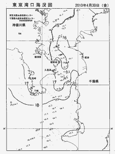 東京湾口海況図(2010/04/30)