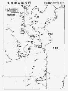 東京湾口海況図(2010/05/22)