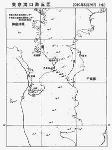 東京湾口海況図(2010/05/26)
