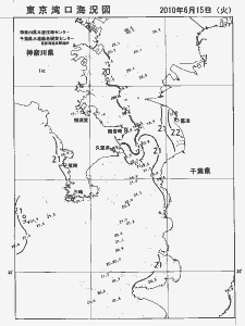 東京湾口海況図(2010/06/15)