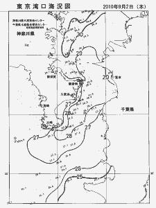 東京湾口海況図(2010/09/02)