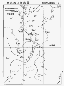 東京湾口海況図(2010/09/12)