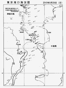 東京湾口海況図(2010/09/26)