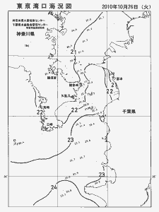 東京湾口海況図(2010/10/26)