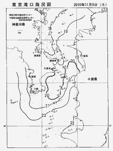 東京湾口海況図(2010/11/06)