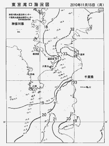 東京湾口海況図(2010/11/15)