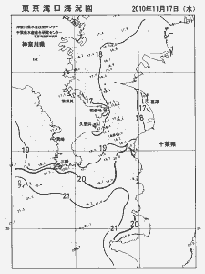東京湾口海況図(2010/11/17)