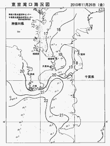 東京湾口海況図(2010/11/26)