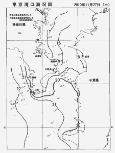 東京湾口海況図(2010/11/27)