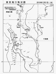 東京湾口海況図(2010/12/01)