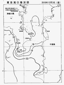 東京湾口海況図(2010/12/03)