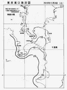 東京湾口海況図(2010/12/04)