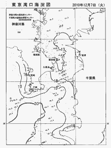 東京湾口海況図(2010/12/07)