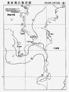 東京湾口海況図(2010/12/10)