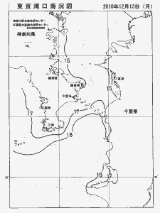東京湾口海況図(2010/12/13)