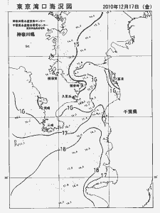 東京湾口海況図(2010/12/17)