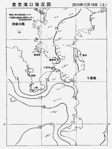 東京湾口海況図(2010/12/18)