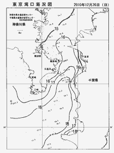東京湾口海況図(2010/12/26)