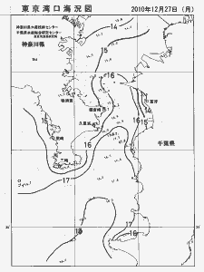 東京湾口海況図(2010/12/27)