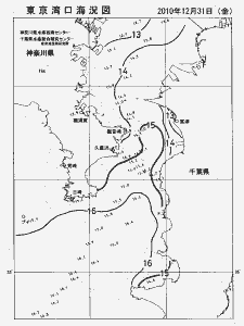 東京湾口海況図(2010/12/31)