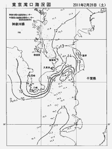 東京湾口海況図(2011/02/26)