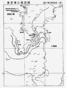 東京湾口海況図(2011/02/28)