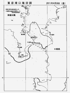 東京湾口海況図(2011/04/08)
