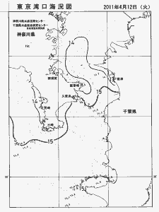 東京湾口海況図(2011/04/12)